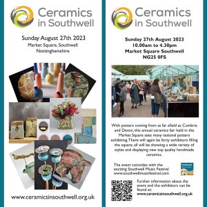 Ceramics in Southwell 2023 flyer